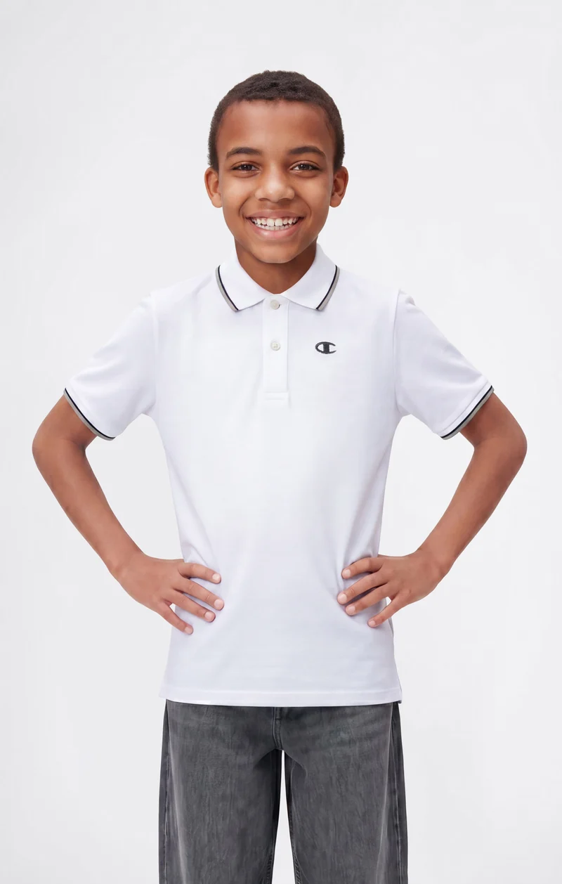 Boys’ Cotton Piqué Polo