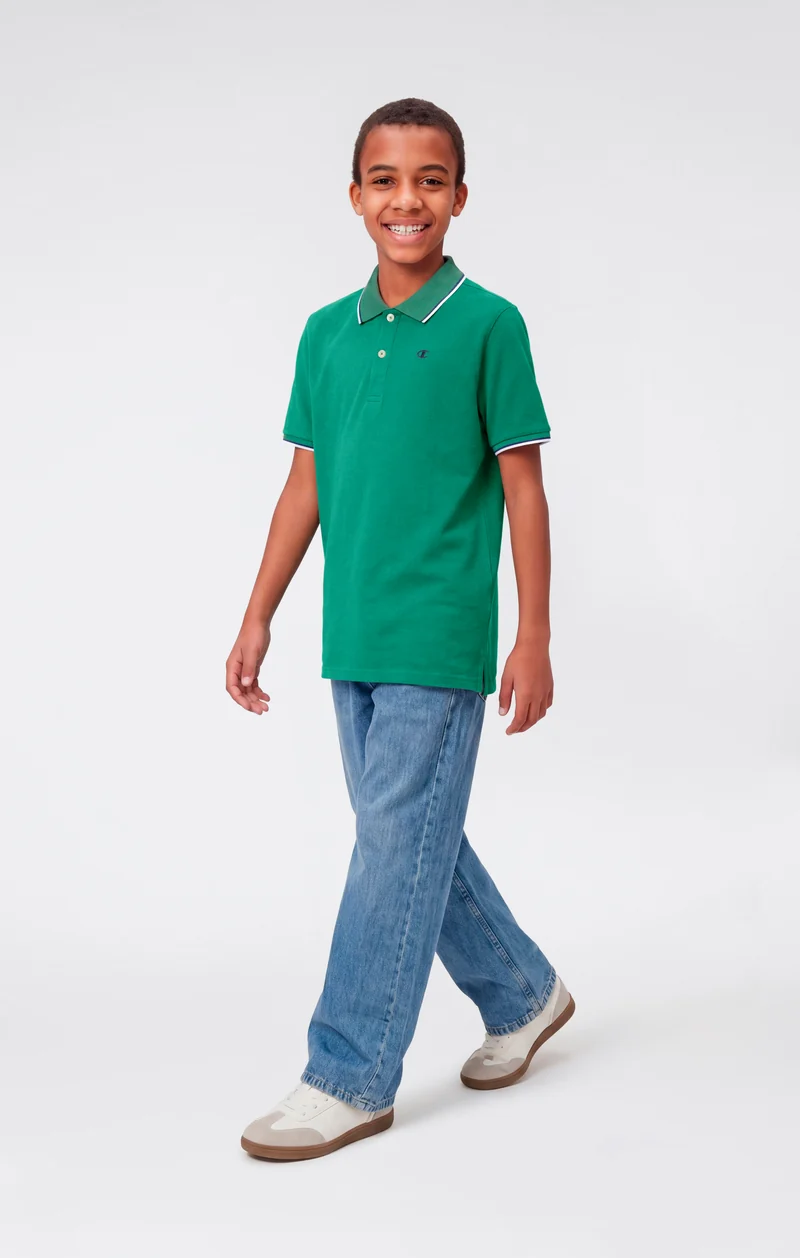 Boys’ Cotton Piqué Polo