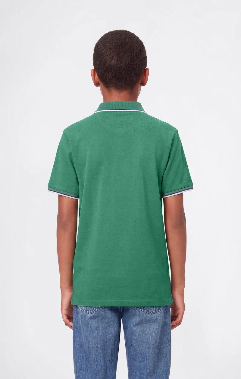 Boys’ Cotton Piqué Polo