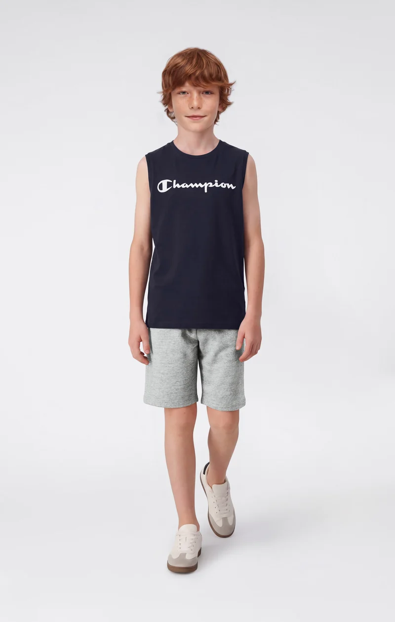 Boys' Tank Top with Maxi Printed Logo