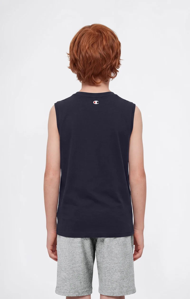 Boys' Tank Top with Maxi Printed Logo