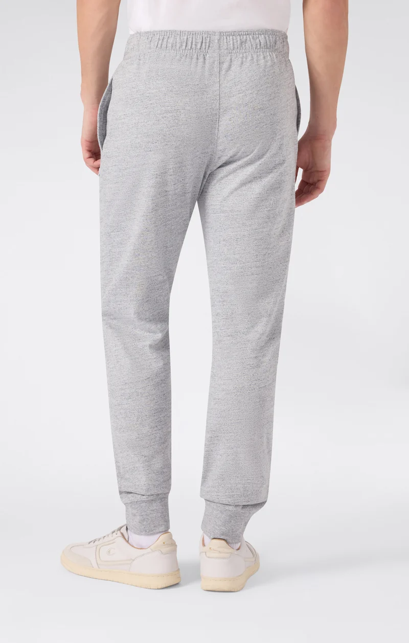 Men's Icons Slim Fit Rib Cuff Light Pants with Embroidered Logo