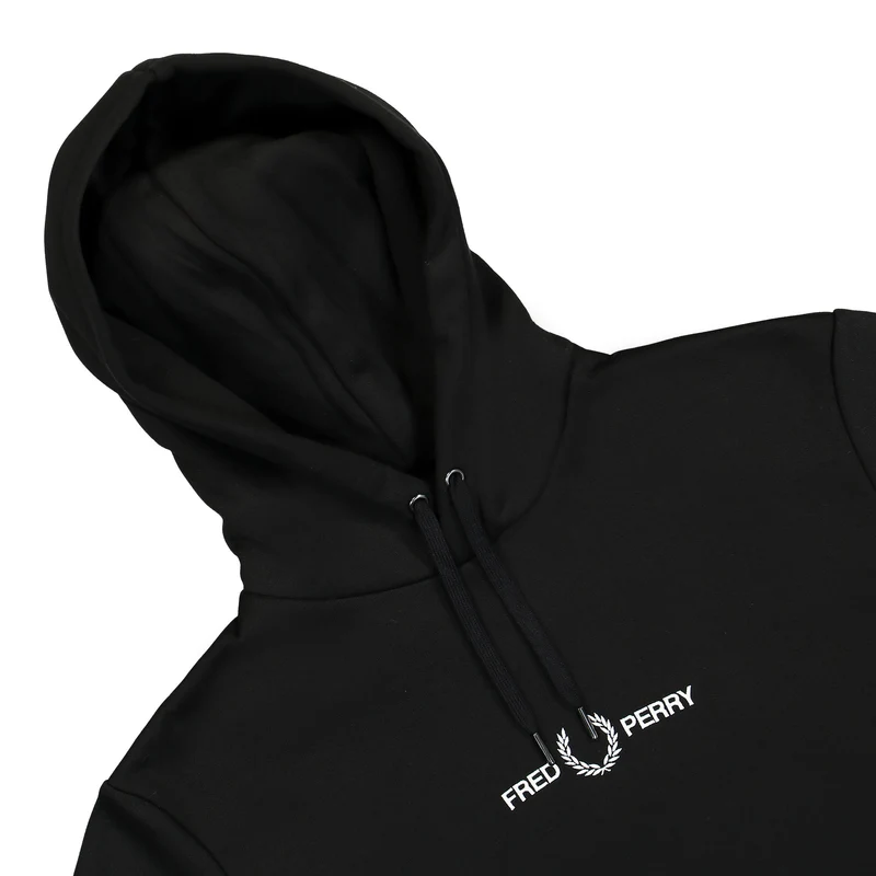 Embroidered Hooded Sweatshirt