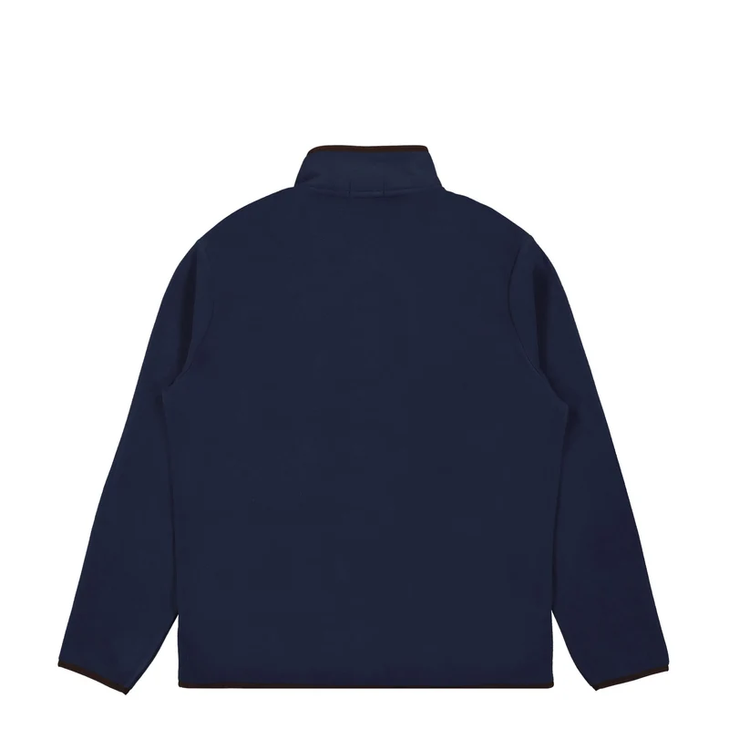 Long Sleeve Polo Bear Fleece Sweatshirt