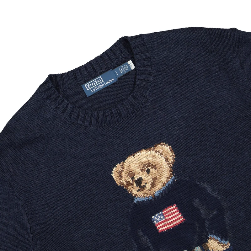Long Sleeve Polo Bear Sweater