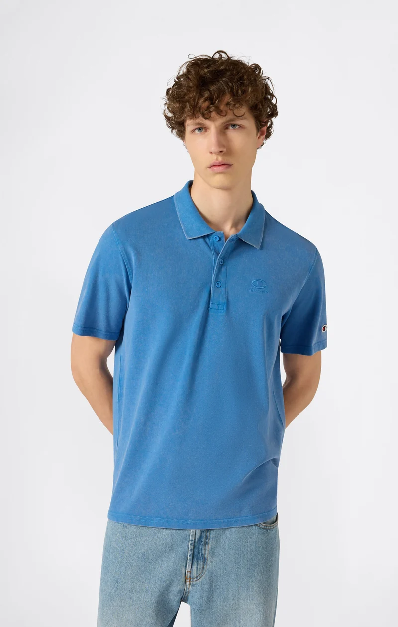 Men’s Washed Effect Polo Icons