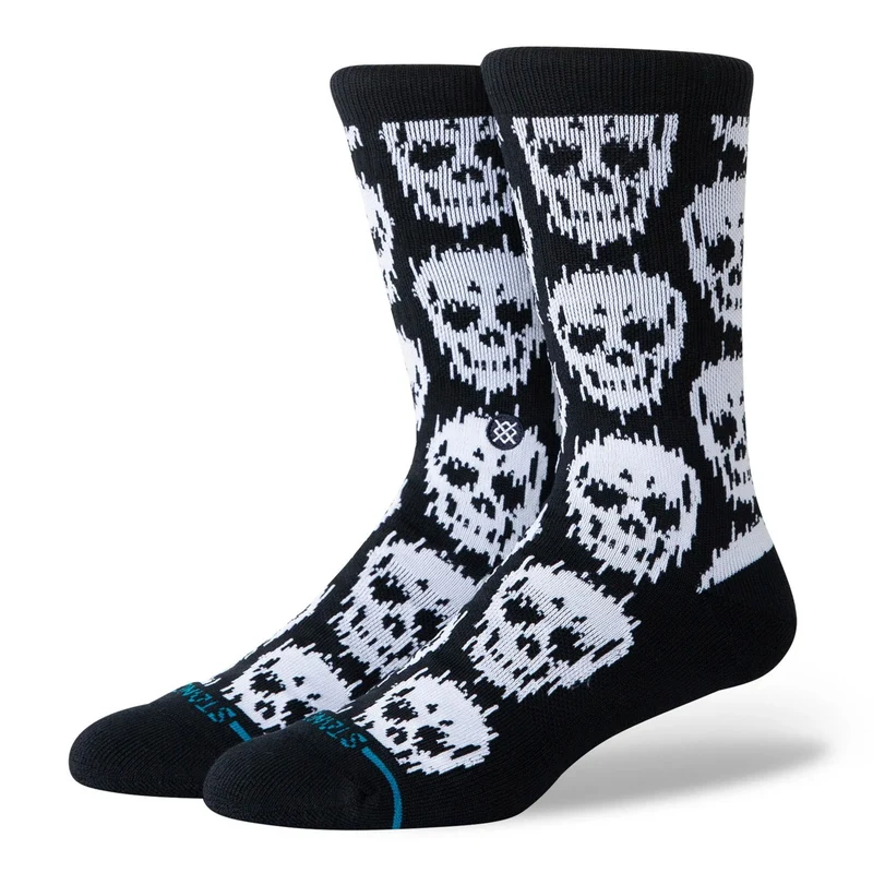 Static Skull Crew Socks