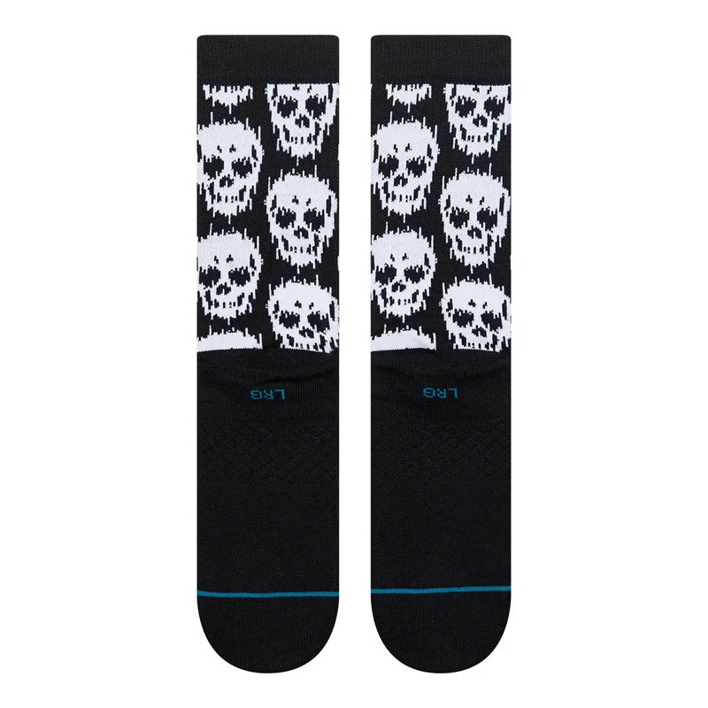 Static Skull Crew Socks
