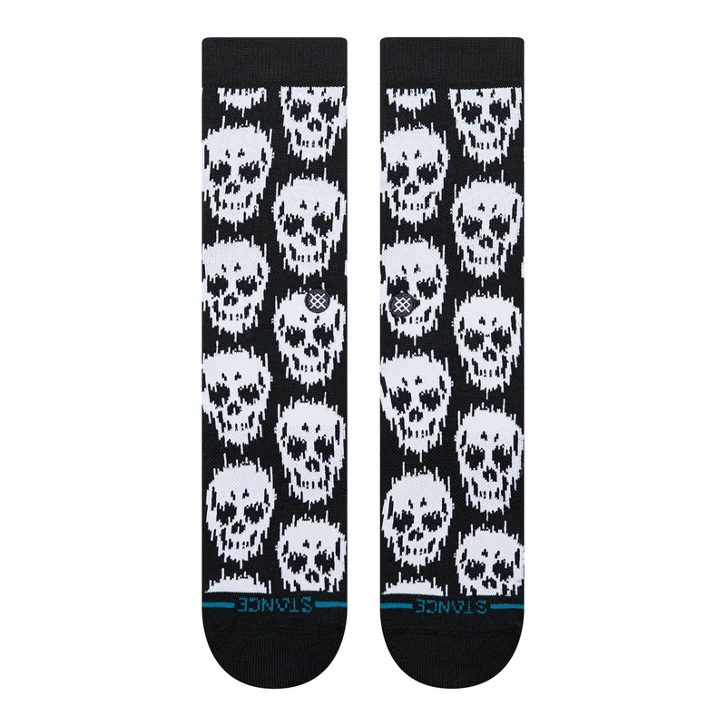 Static Skull Crew Socks