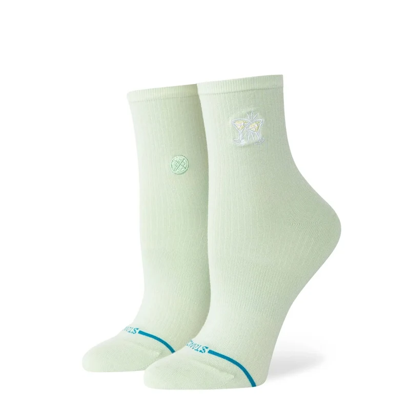 Wmns Fine Rib Quarter Socks