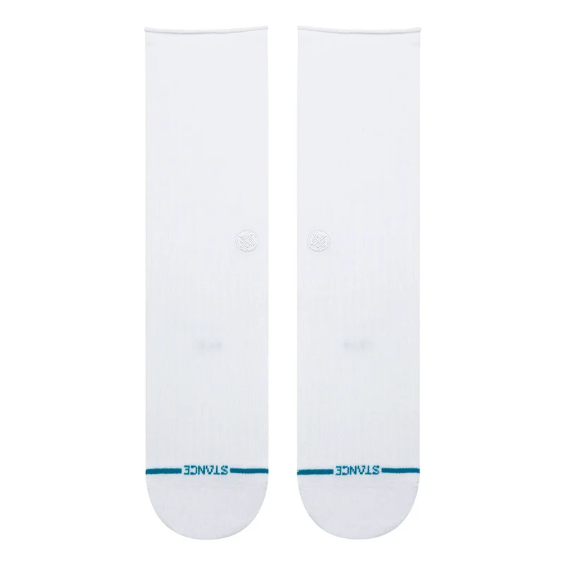 Wmns Rolled Solid Crew Socks