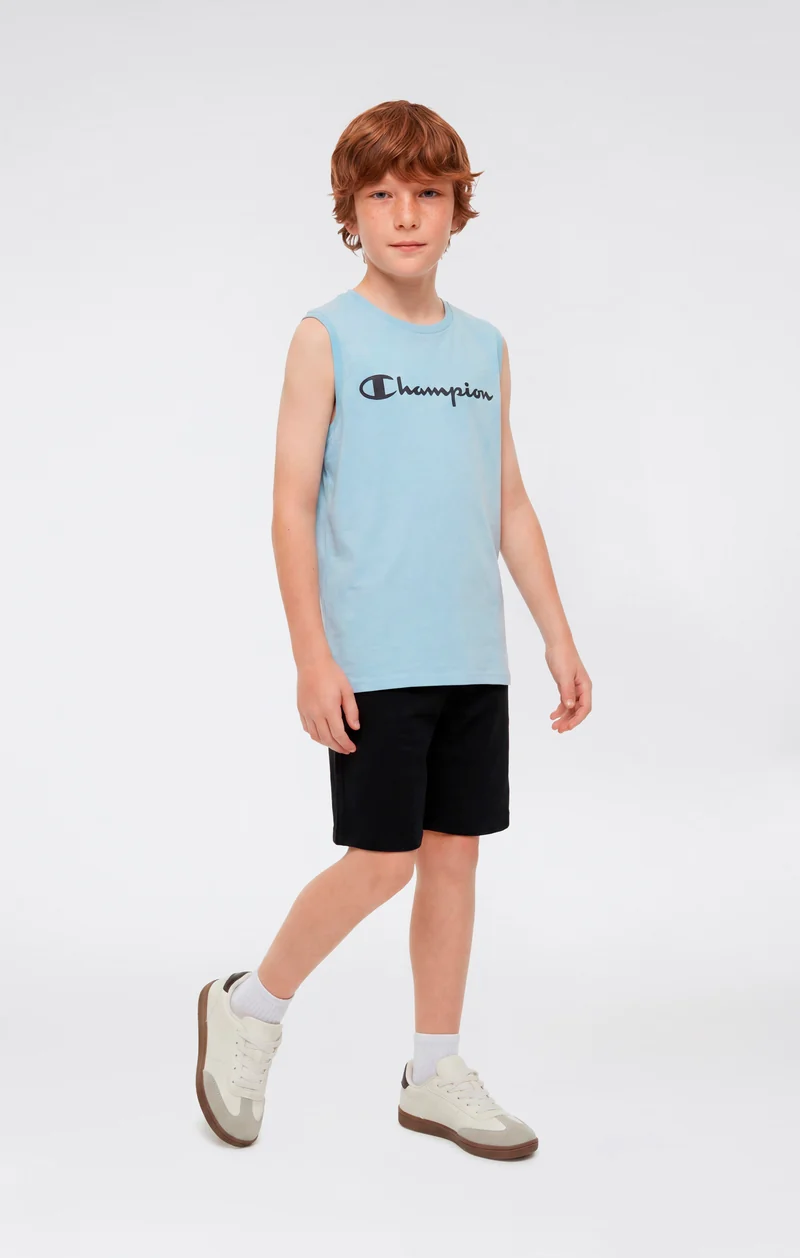 Boys' Tank Top with Maxi Printed Logo