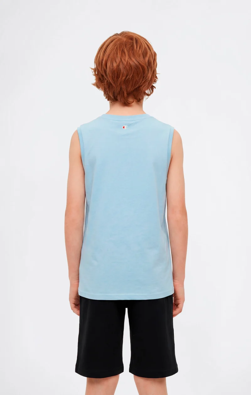 Boys' Tank Top with Maxi Printed Logo