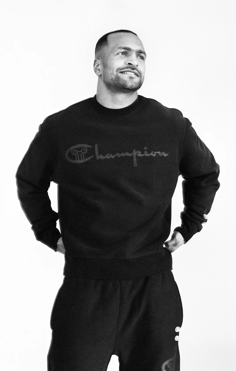 Unisex Logo Crewneck Sweatshirt Aries x Champion