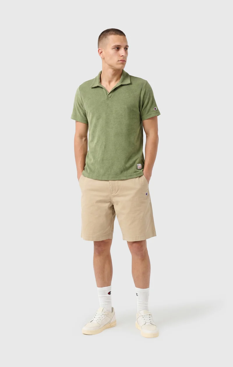 Men’s Towel Terry Polo Shirt
