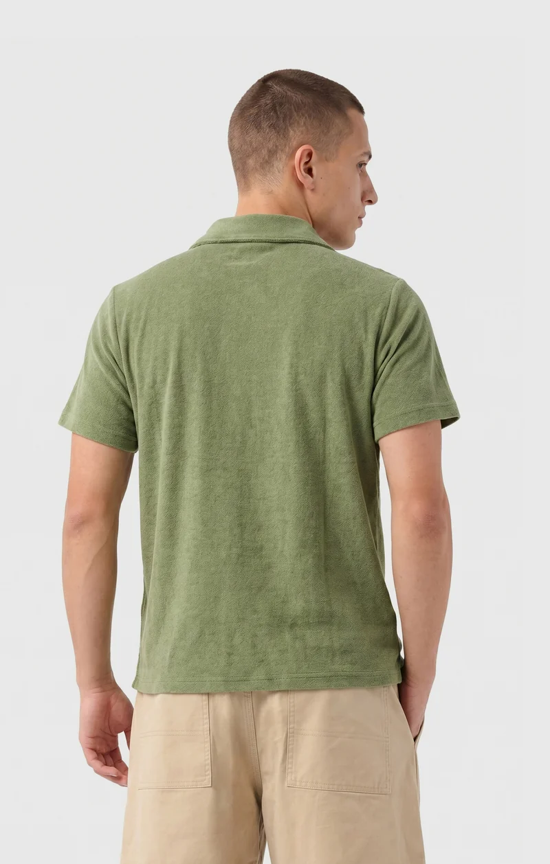 Men’s Towel Terry Polo Shirt
