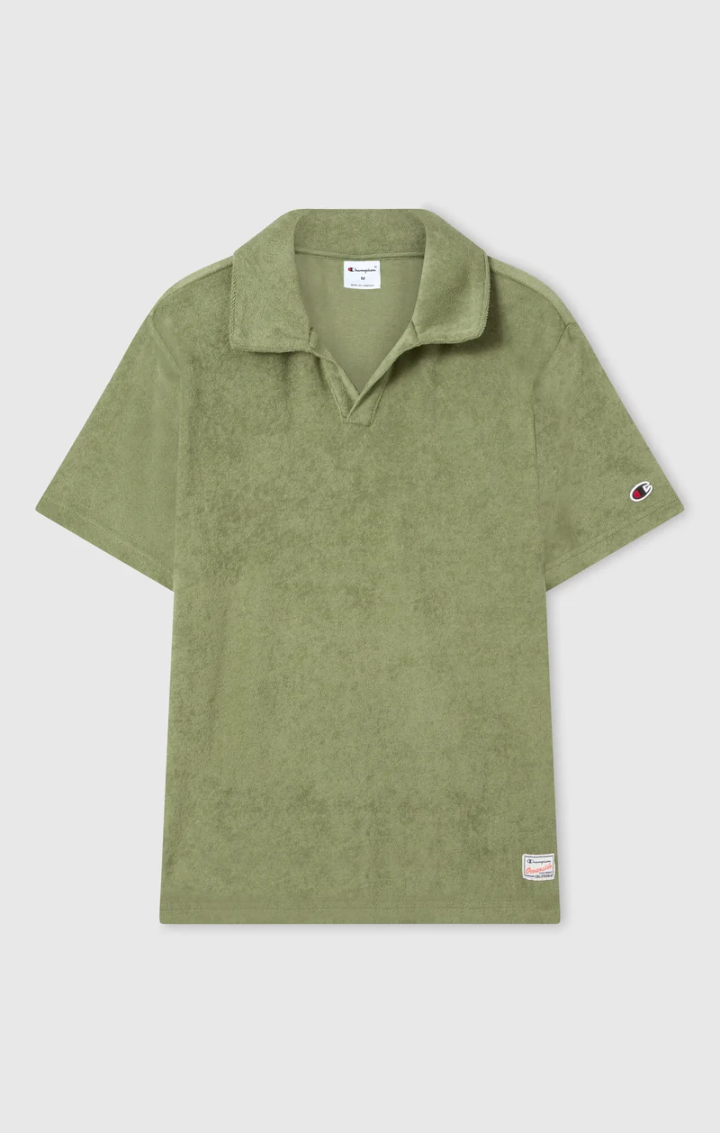 Men’s Towel Terry Polo Shirt
