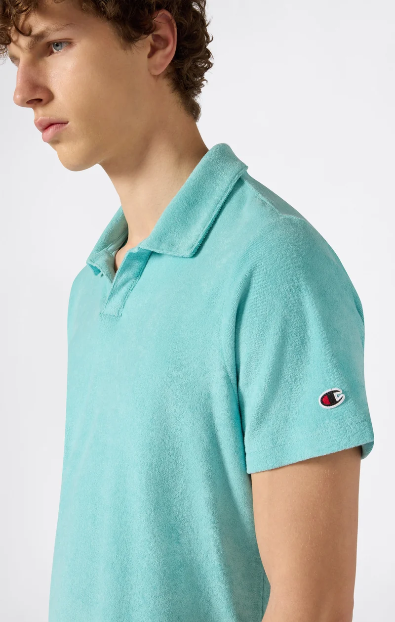 Men’s Towel Terry Polo Shirt