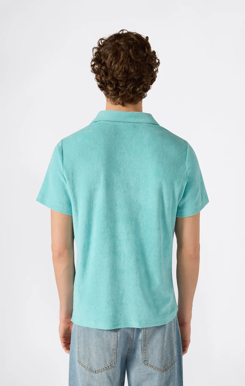 Men’s Towel Terry Polo Shirt