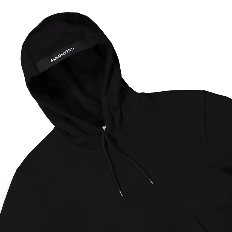 Diagonal Raised Fleece Hooded Sweatshirt