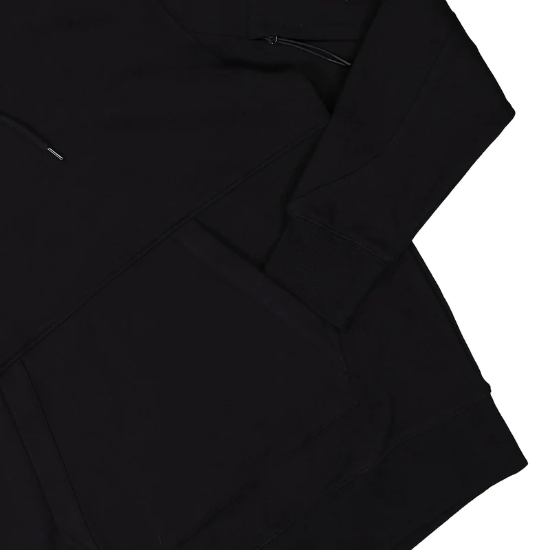 Diagonal Raised Fleece Hooded Sweatshirt