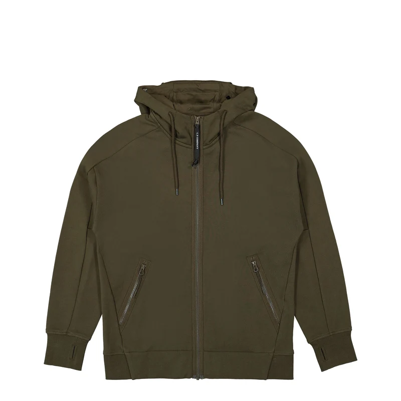 Diagonal Raised Fleece Google Hoodie