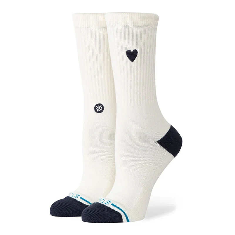 Wmns Heart Crew Socks