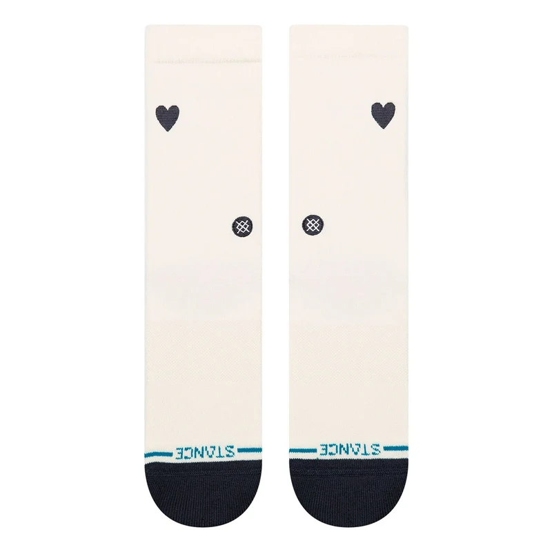 Wmns Heart Crew Socks
