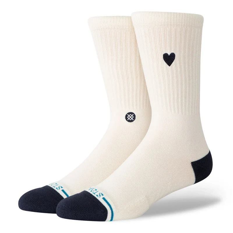 Wmns Heart Crew Socks