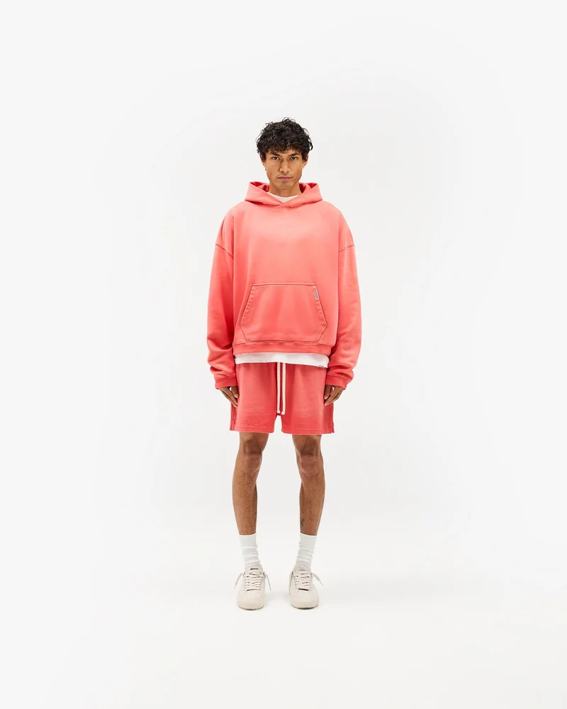 Initial Mesh Shorts - Vintage Red