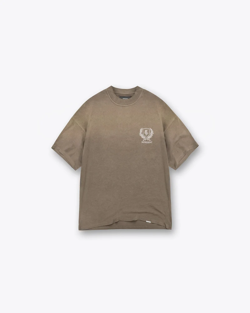 Crest T-Shirt - Dark Taupe