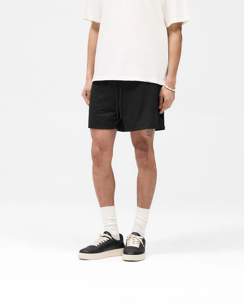 Mesh Short - Jet Black