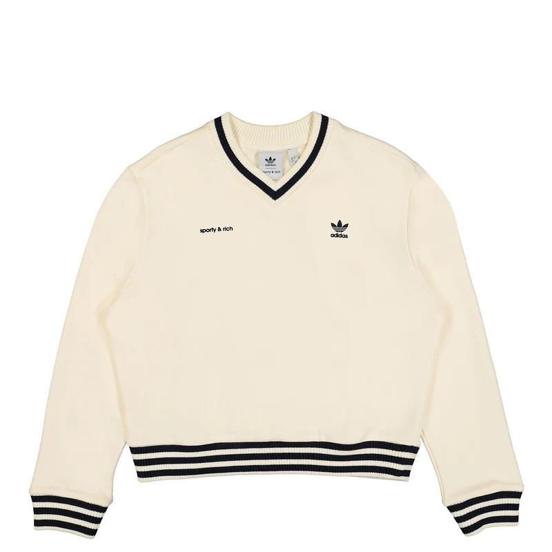 SPORTY & RICH x adidas W Neck Crew Sweater