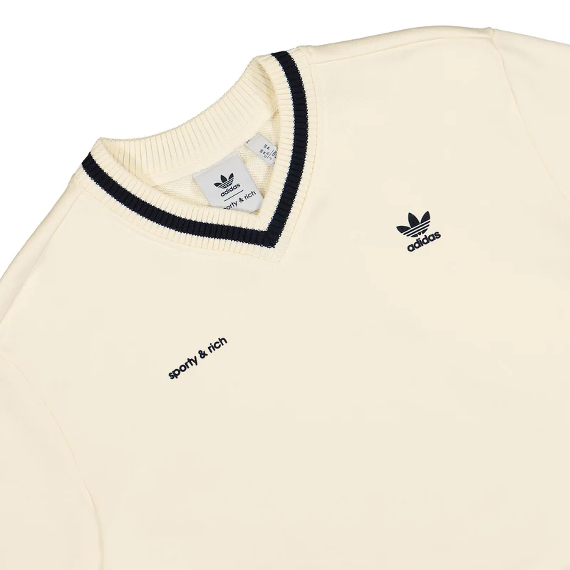 SPORTY & RICH x adidas W Neck Crew Sweater