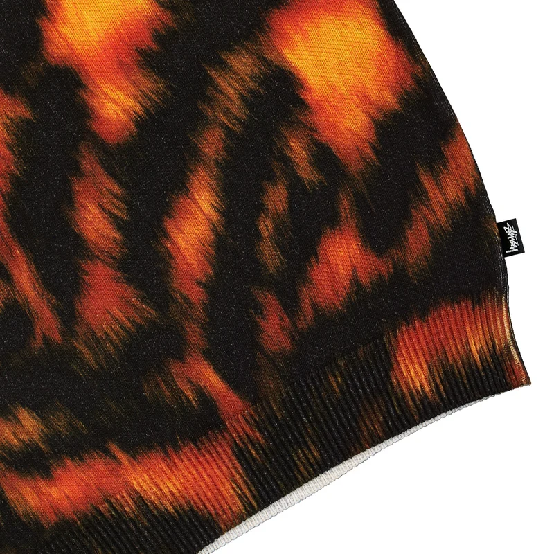 Printed Fur Sweater