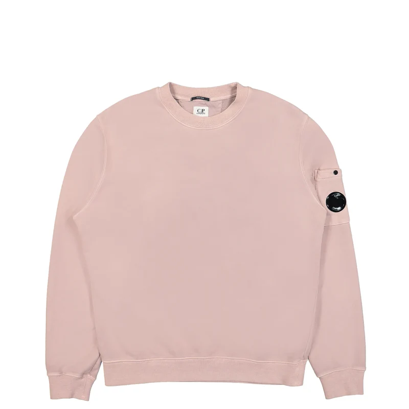 Brushed and Emerized Diagonal Fleece Sweatshirt