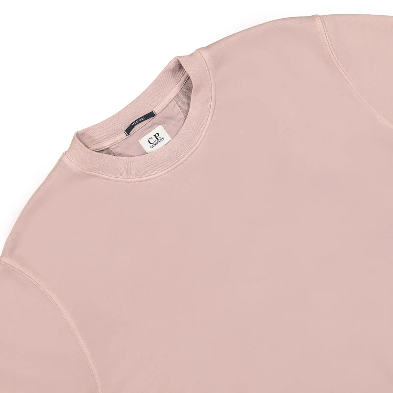 Brushed and Emerized Diagonal Fleece Sweatshirt