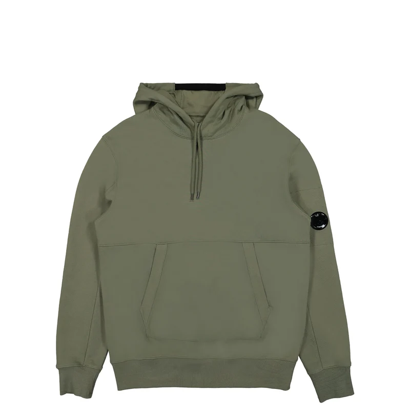 Diagonal Raised Fleece Pullover Hoodie