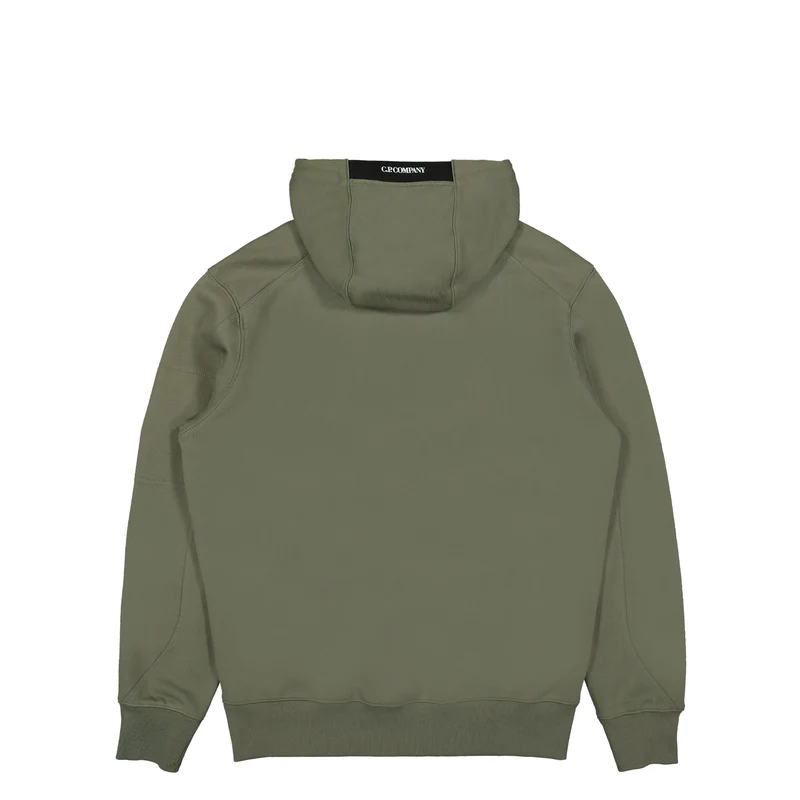Diagonal Raised Fleece Pullover Hoodie