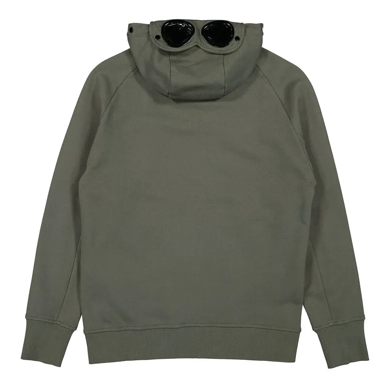 Diagonal Raised Fleece Goggle Hoodie