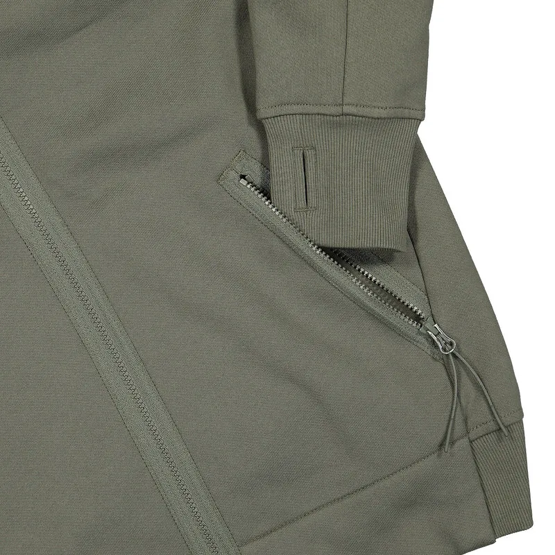 Diagonal Raised Fleece Goggle Hoodie