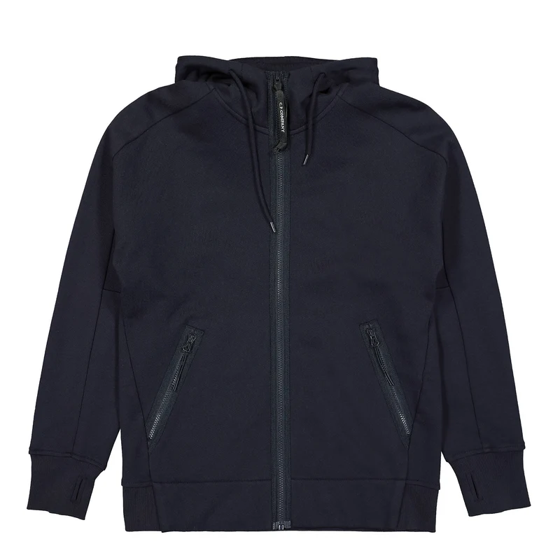 Diagonal Raised Fleece Goggle Hoodie