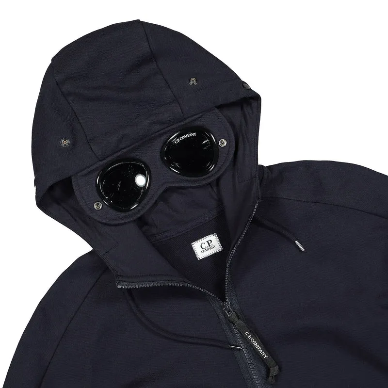 Diagonal Raised Fleece Goggle Hoodie