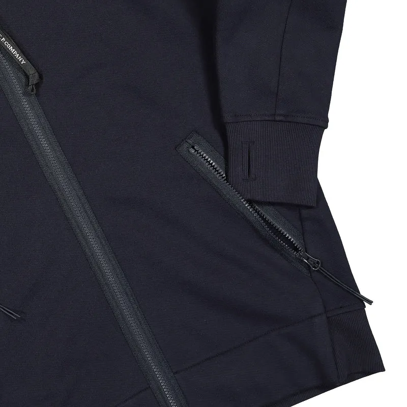 Diagonal Raised Fleece Goggle Hoodie