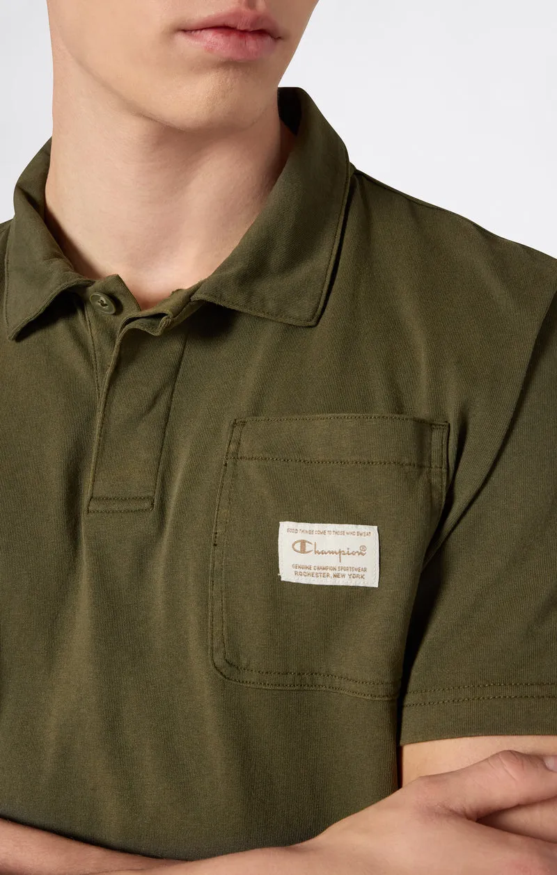 Men’s Polo with Chest Pocket