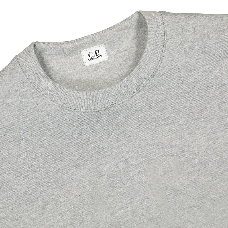 Diagonal Raised Fleece Logo Sweatshirt