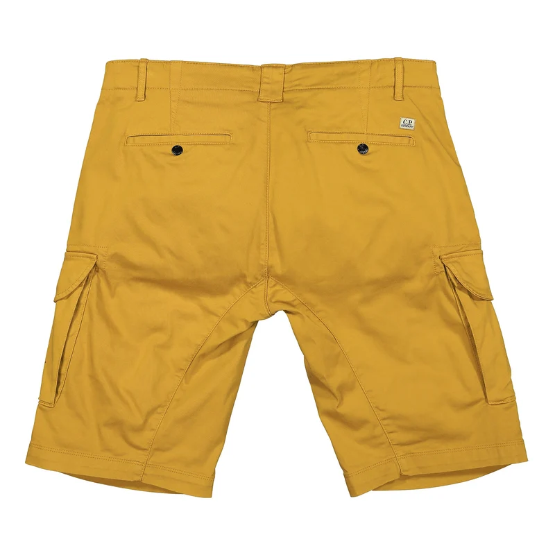 Stretch Sateen Cargo Shorts