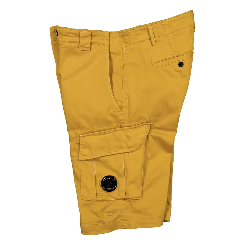 Stretch Sateen Cargo Shorts