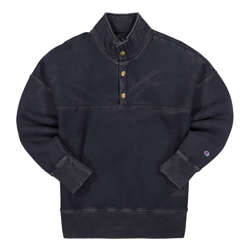 Half Buttoned Sweatshirt