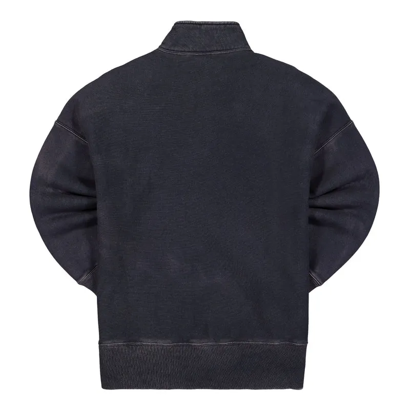 Half Buttoned Sweatshirt